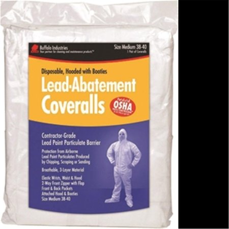 BUFFALO INDUSTRIES 68441 10 x 15 in. Large Lead Abatement Coverall BU327427